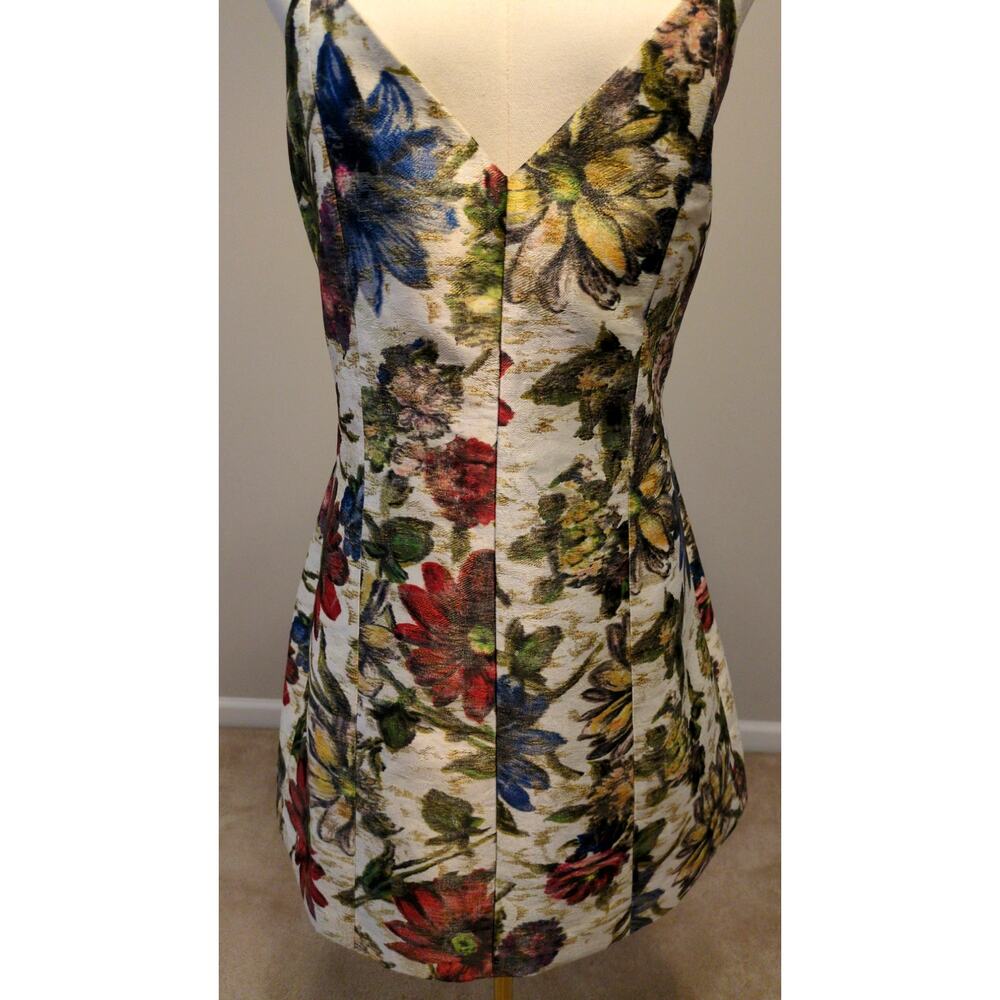 Alice and Olivia Tayla Lantern Style Mini Dress